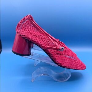 Steve Madden “Raynor” Red Mesh Heels